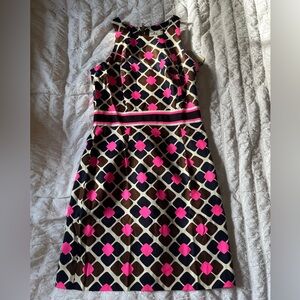 NWT Milly brown and pink dress